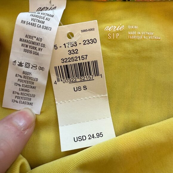 Aerie The Classic Bikini Bottom Tropical Size Small - Picture 4 of 5